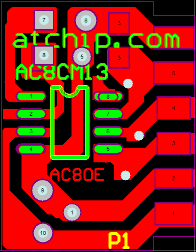 軟封裝OTP語音芯片原理圖