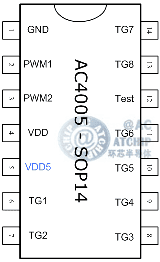 單片機(jī)單線通信協(xié)議(一線)的語音芯片資料 (AC4005-SOP14)